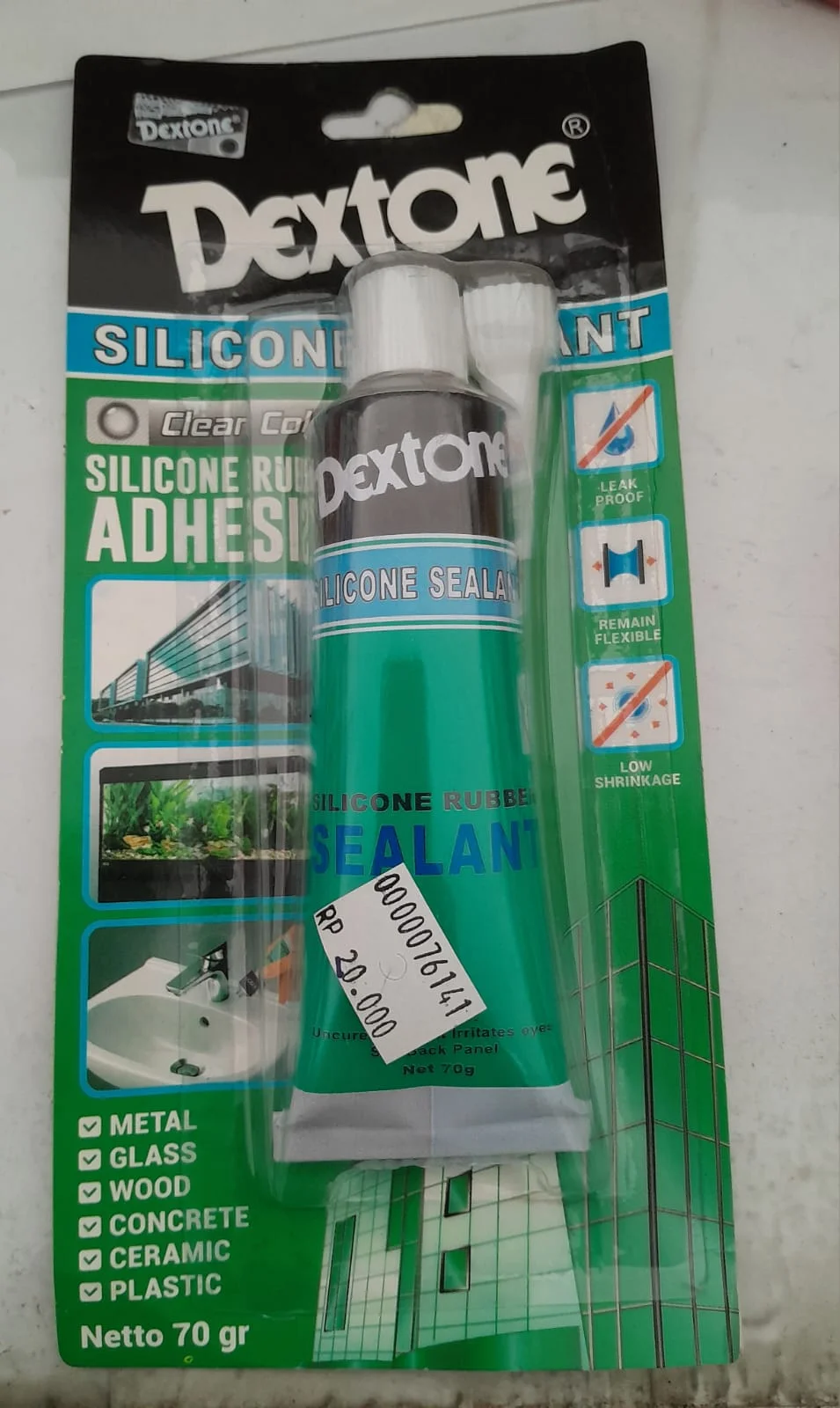 Lem silicone tube besar