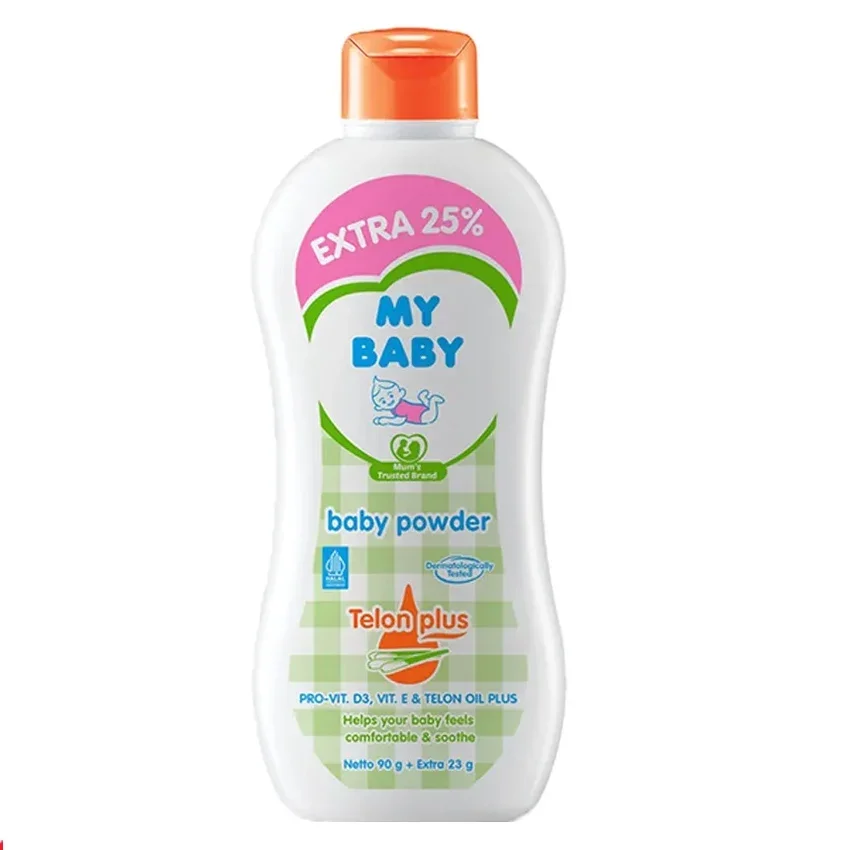 My baby powder telon plus 90+23gr bedak bayi