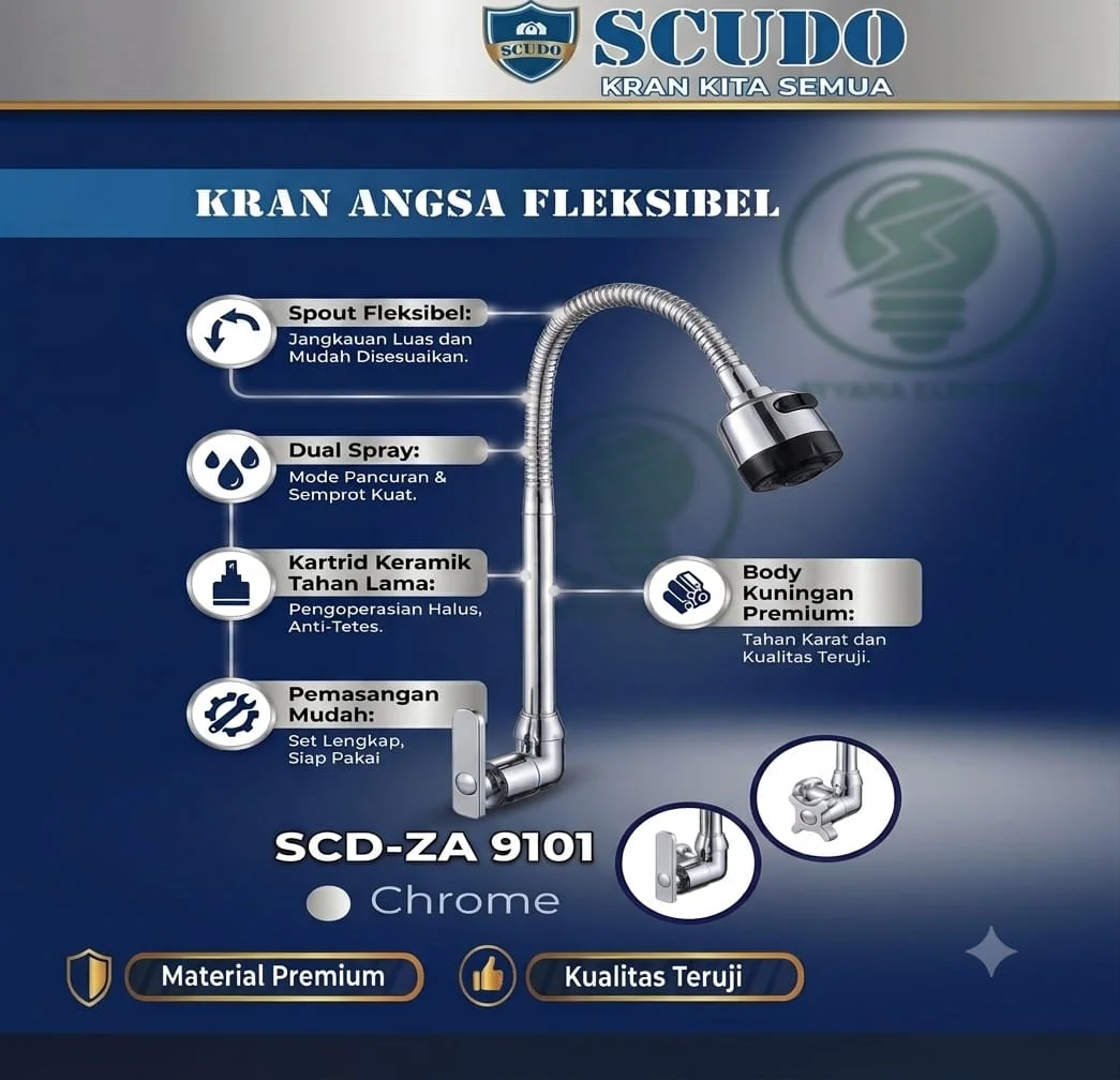 Kran Angsa Flexibel Scudo