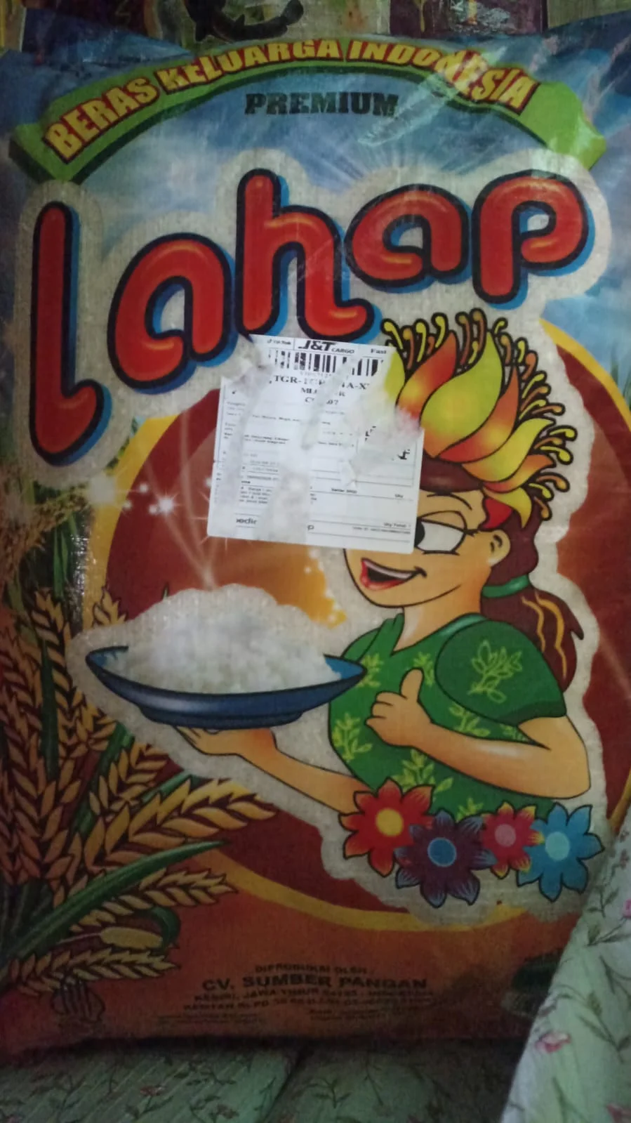 Beras lahap wanita