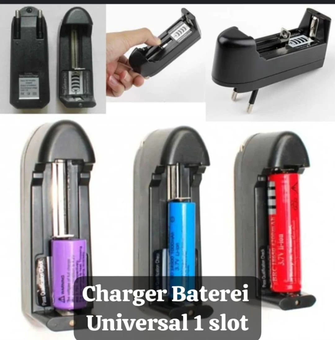 Charger Batery 1 slot 3 ukuran