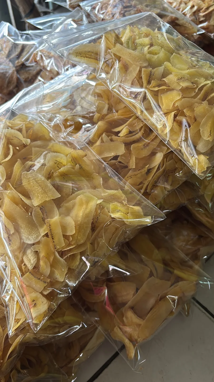 Keripik pisang gurih & renyah