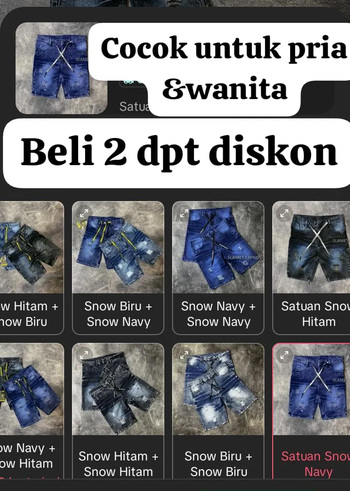 Celana pendek pria & wanita
