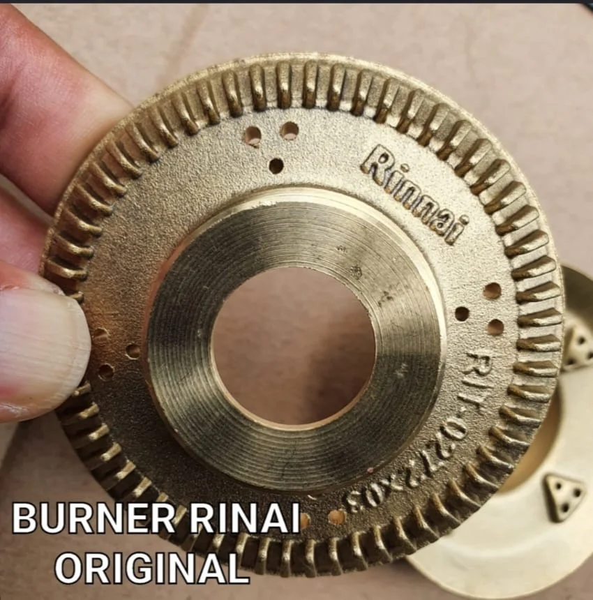 Burner Rinnai kanan 2 tungku ori