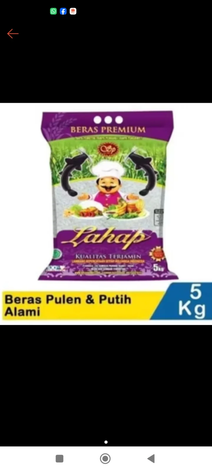 Beras lahap lele