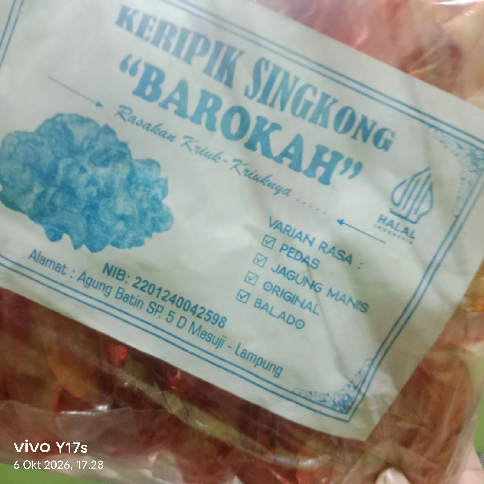 KRIPIK SINKONG