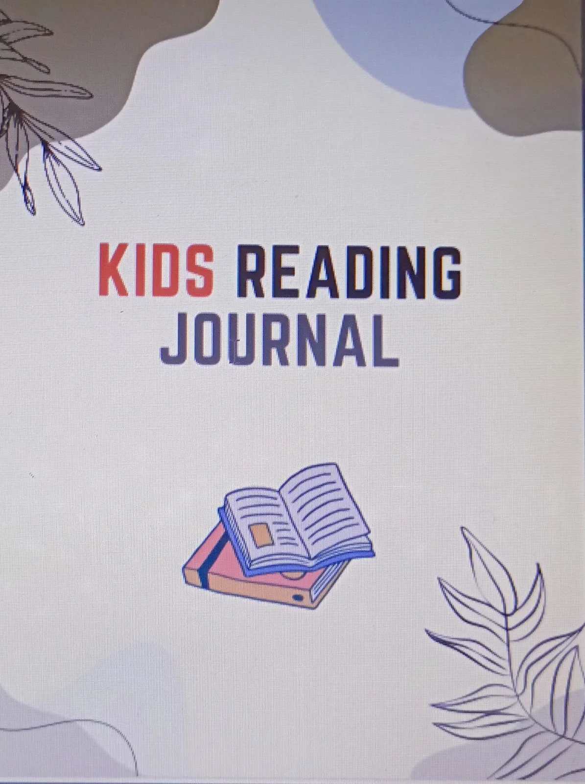 Whorksheet Anak " Kids Reading Journal " - 23 hal
