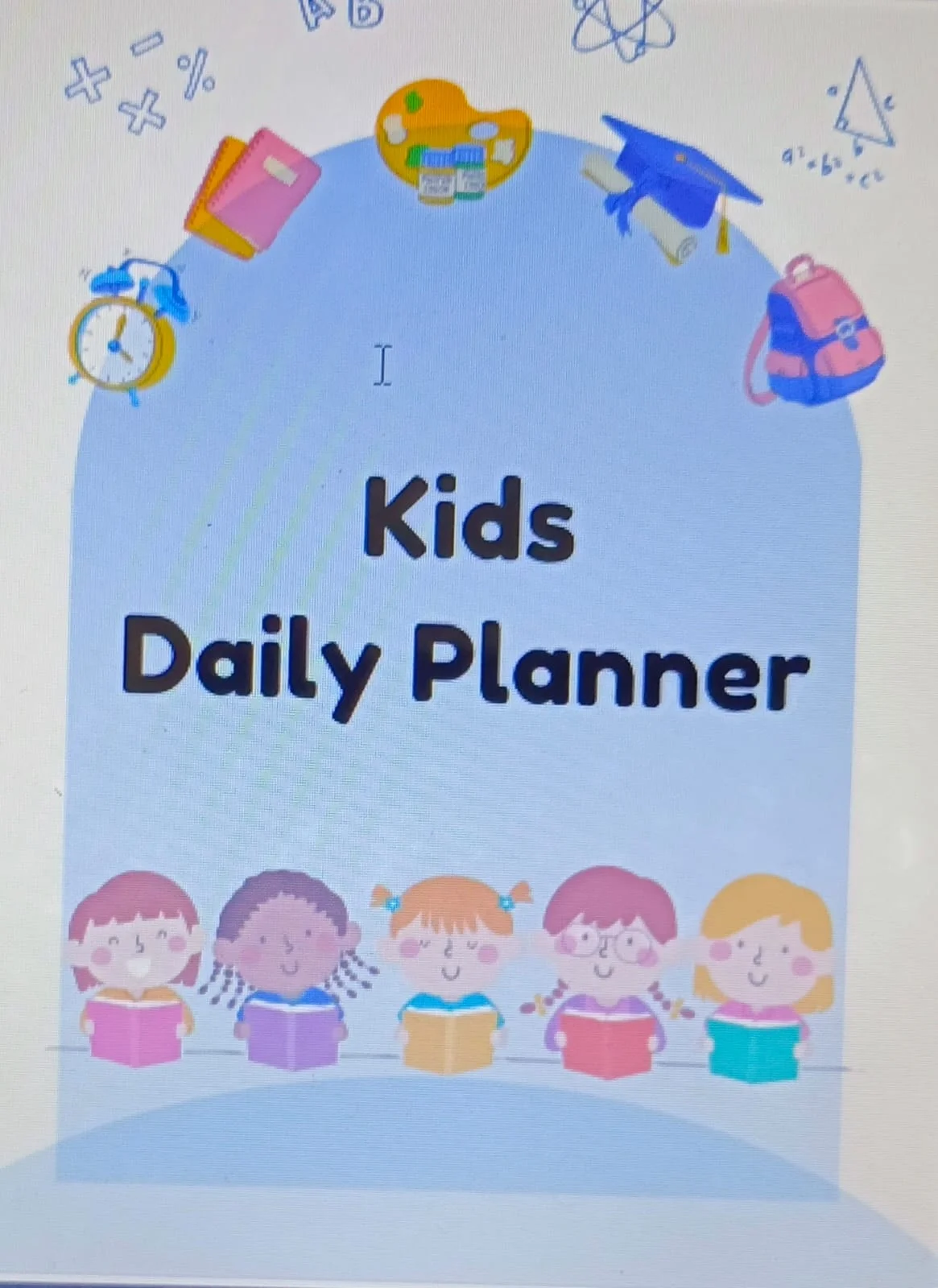 Whorksheet Anak Kids Planner "Kids Daily Planner" - 121 hal