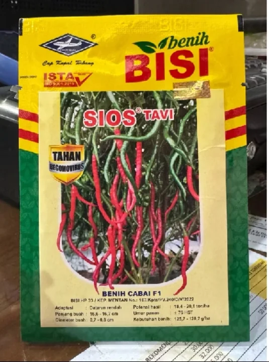 Benih Cabe. Sios tavi