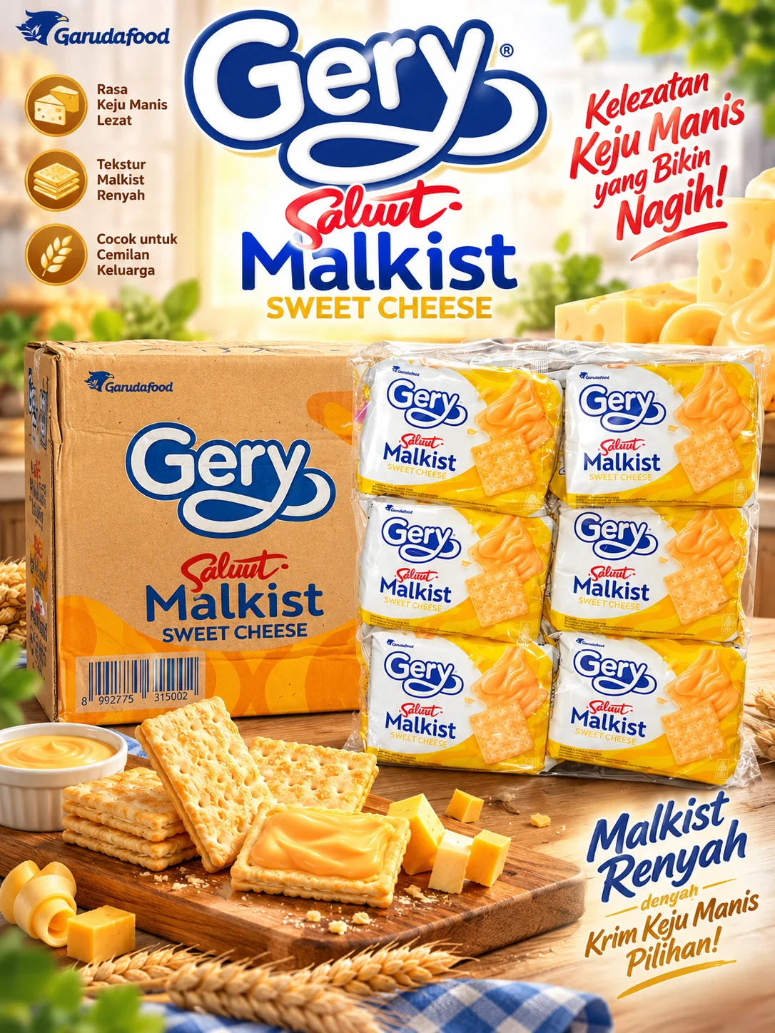Gerry keju isi 5pak
