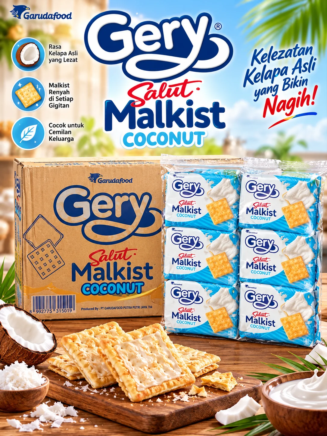 Gerry kelapa isi 5pak