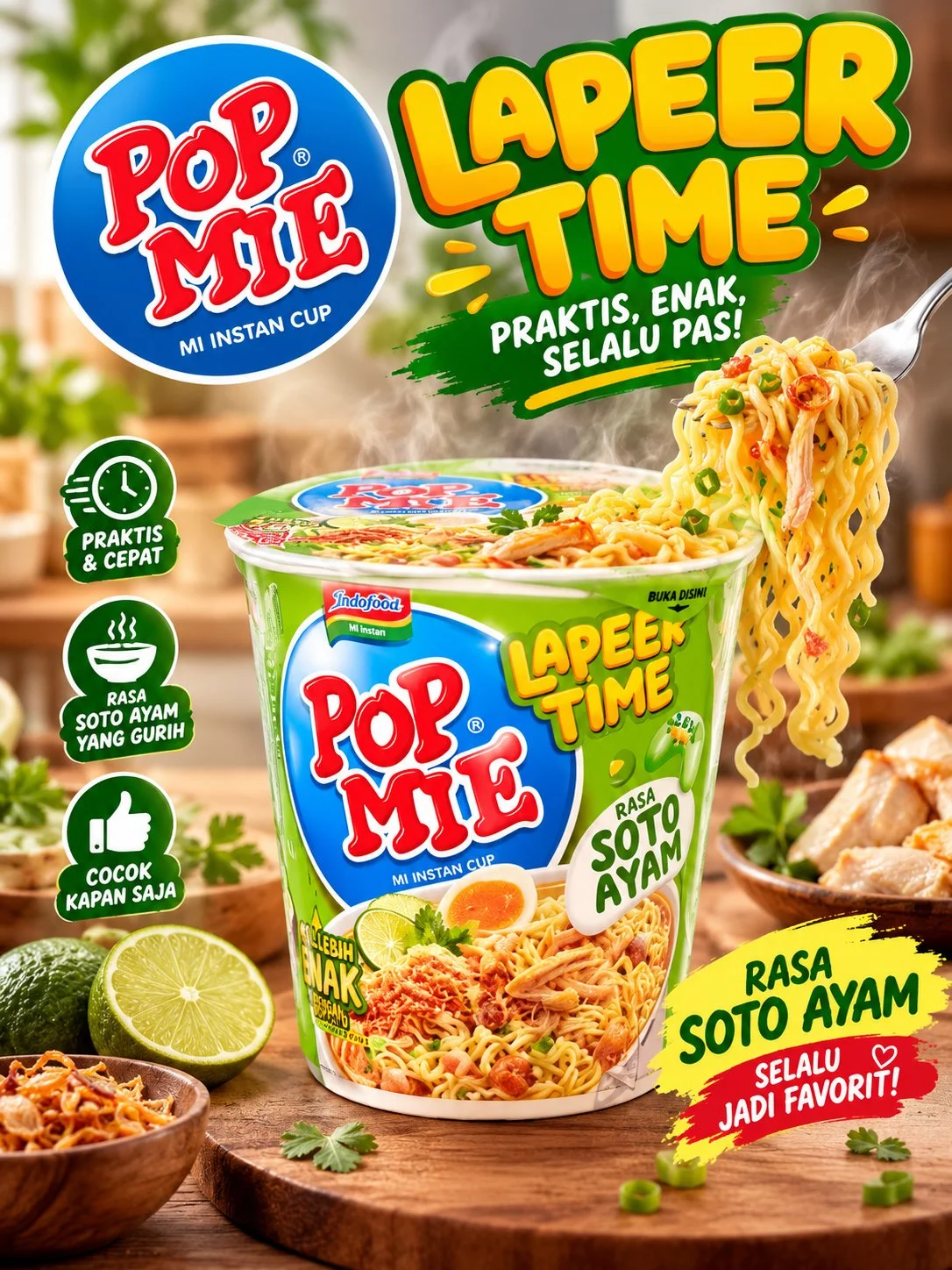Pop mie soto ayam