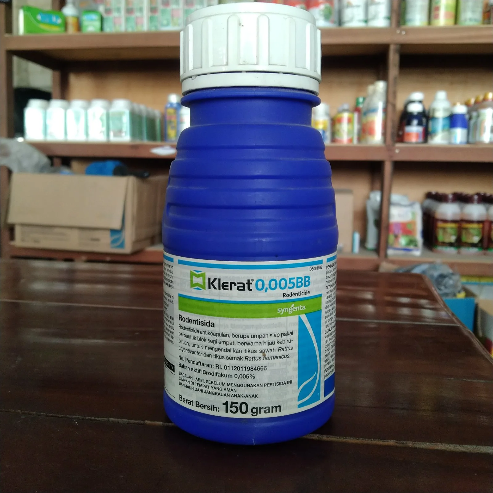 Klarat 0,005BB (ba. Brodifakum 0,005%) 150 gram