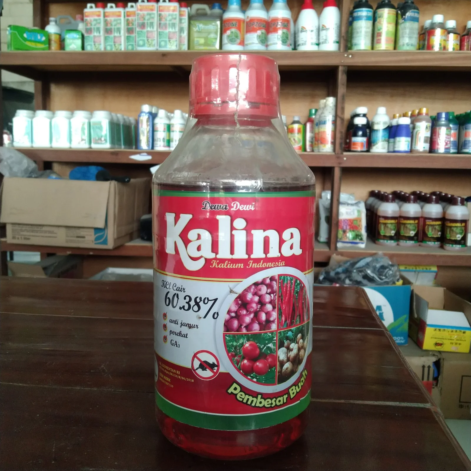 Kalina pembesar buah kcl 60,38% anti jamur pelekat GA³ 1L