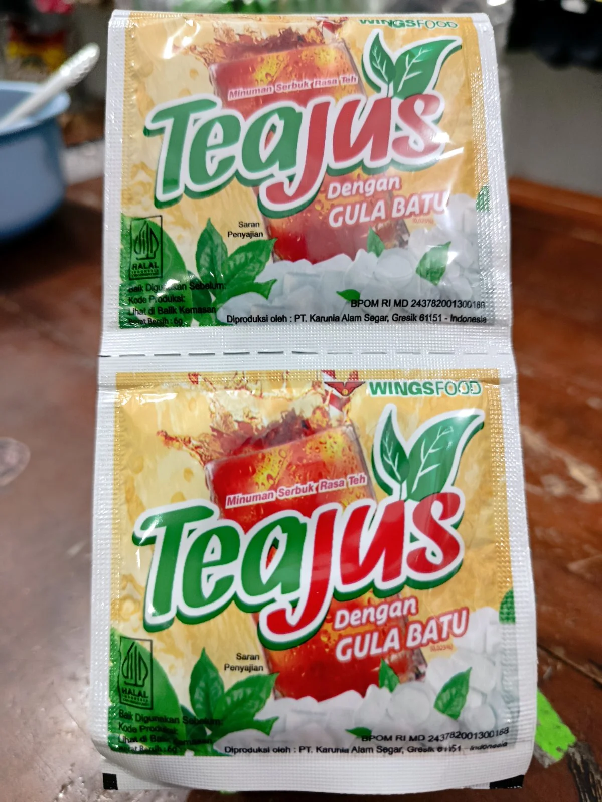 Teajus gula batu