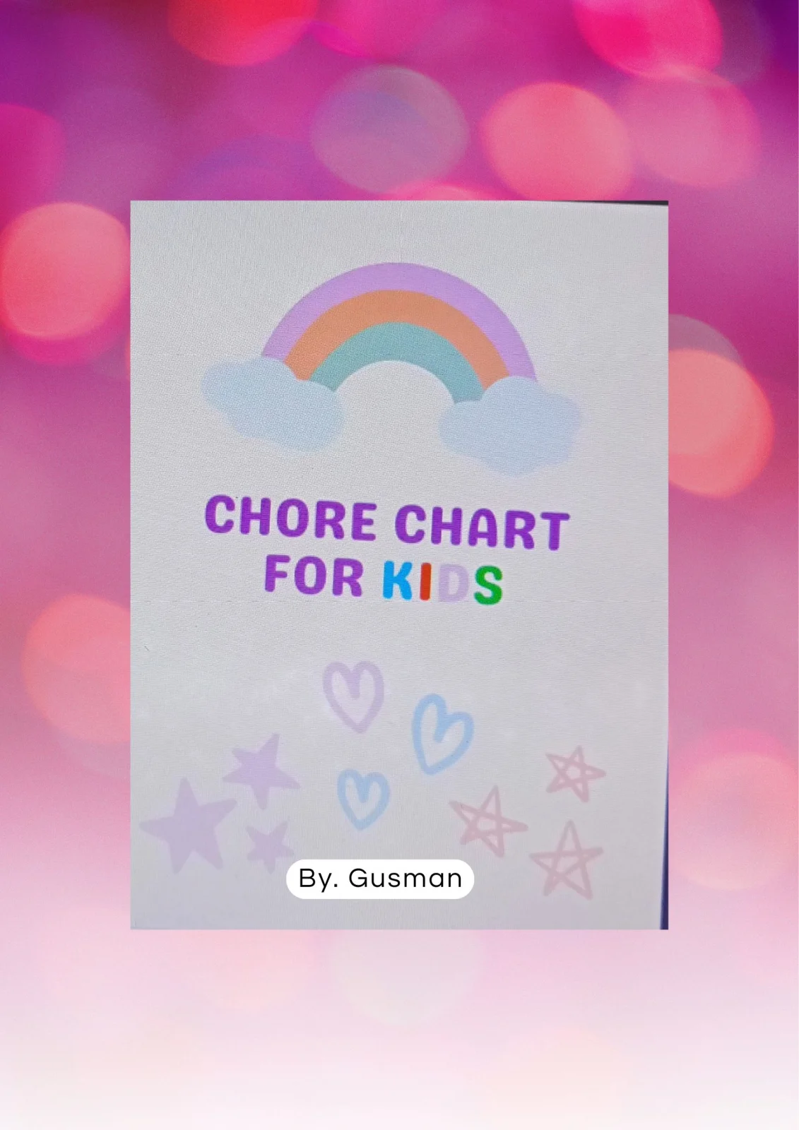 WA Kids Planner - Chore Chart For Kids - 50 hal