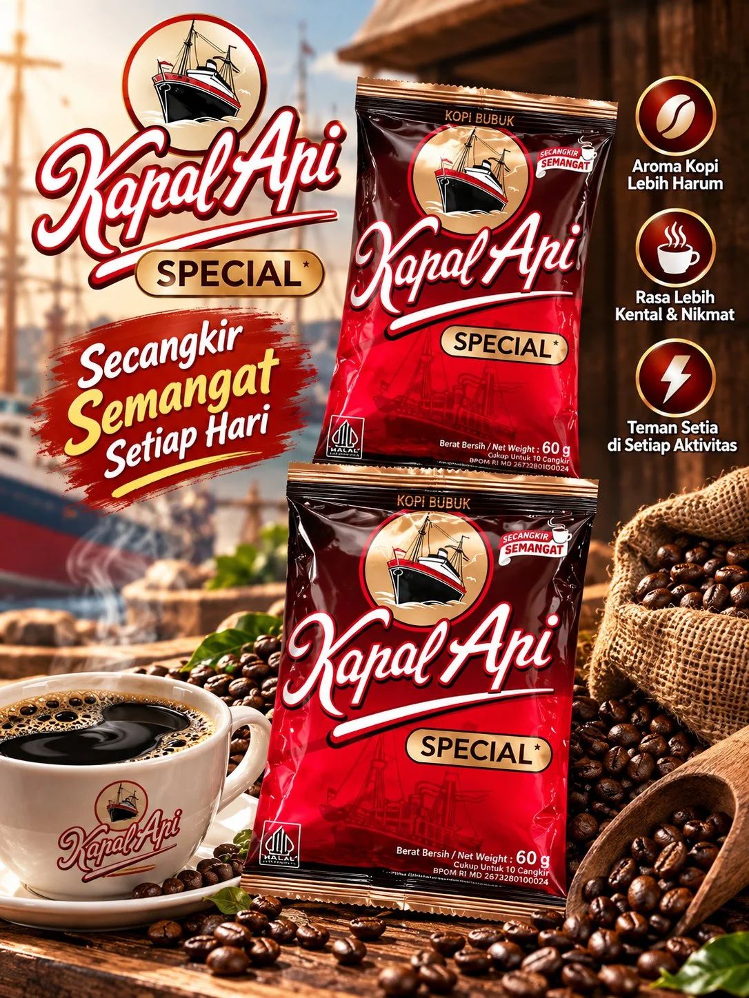 Kapal api spesial 60gr