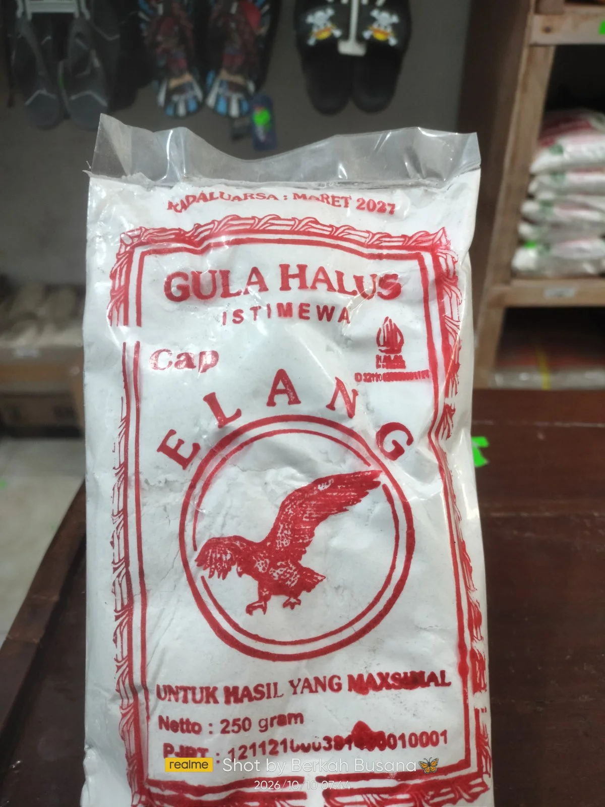 Gula halus cap elang