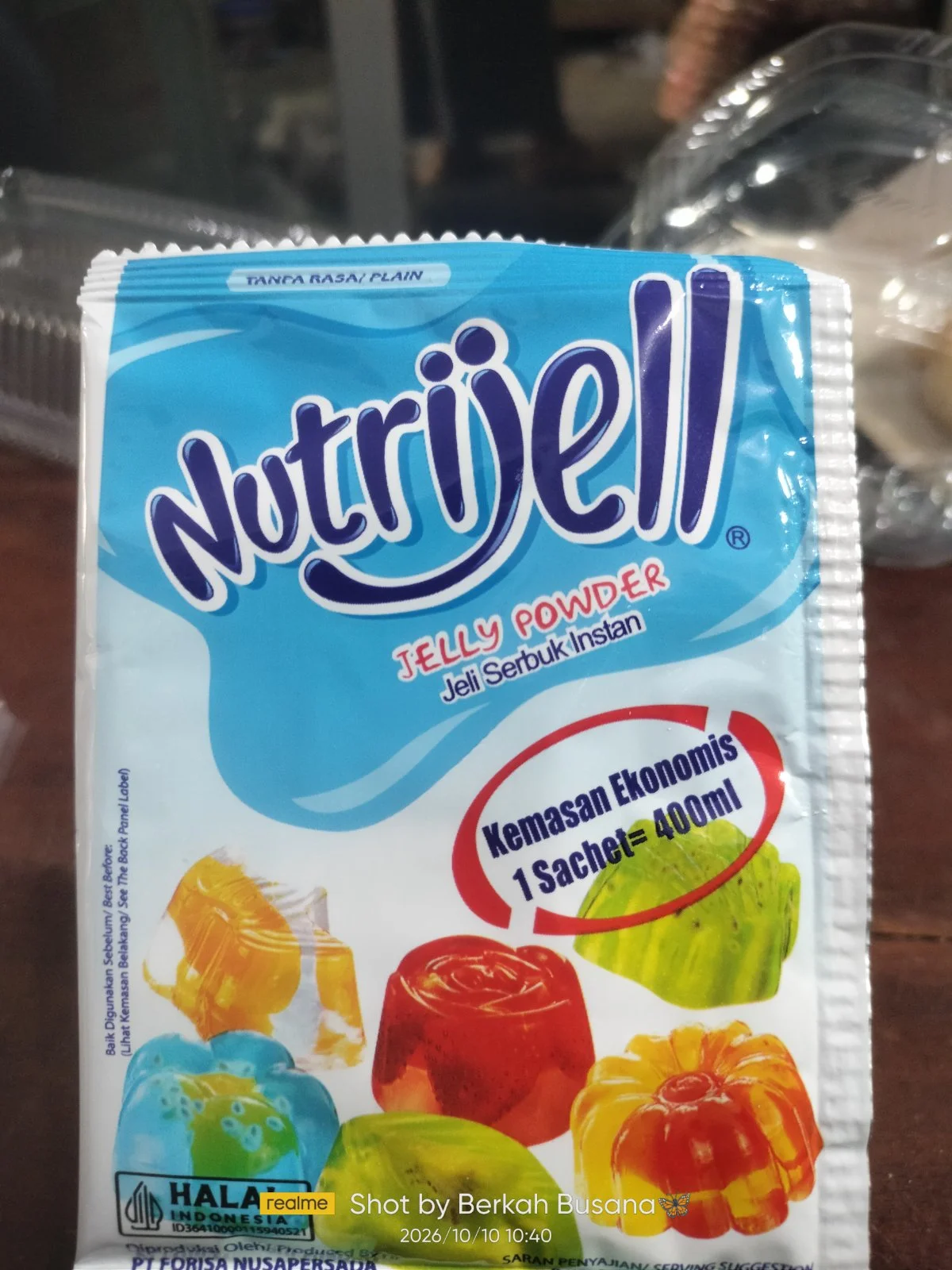 Nutrijell tanpa rasa/plain