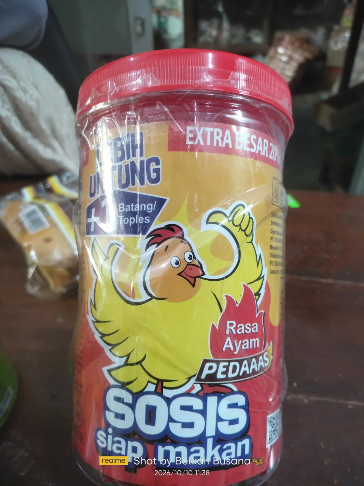 Sosis rasa ayam pedas