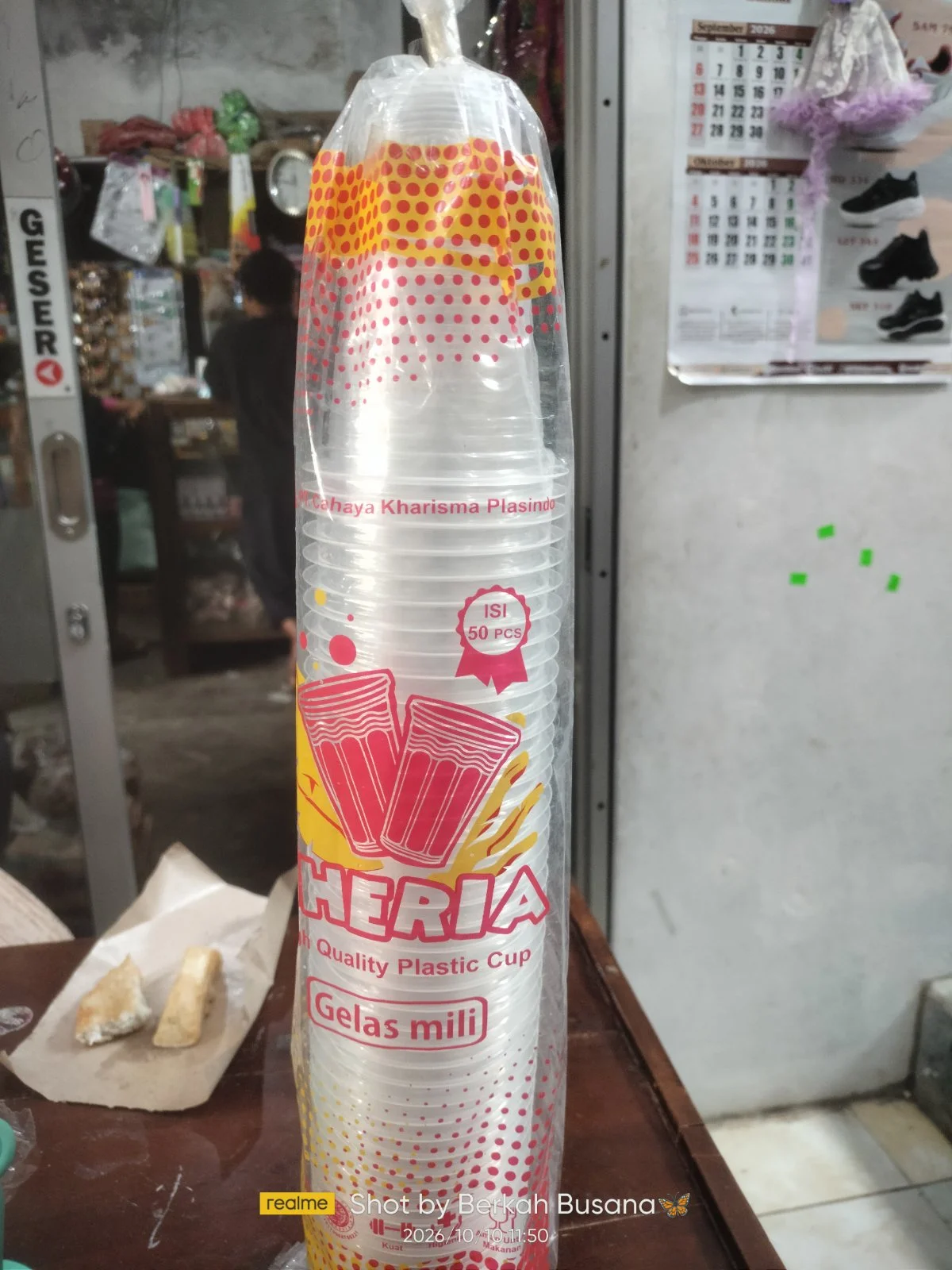 Gelas plastik 200 ml