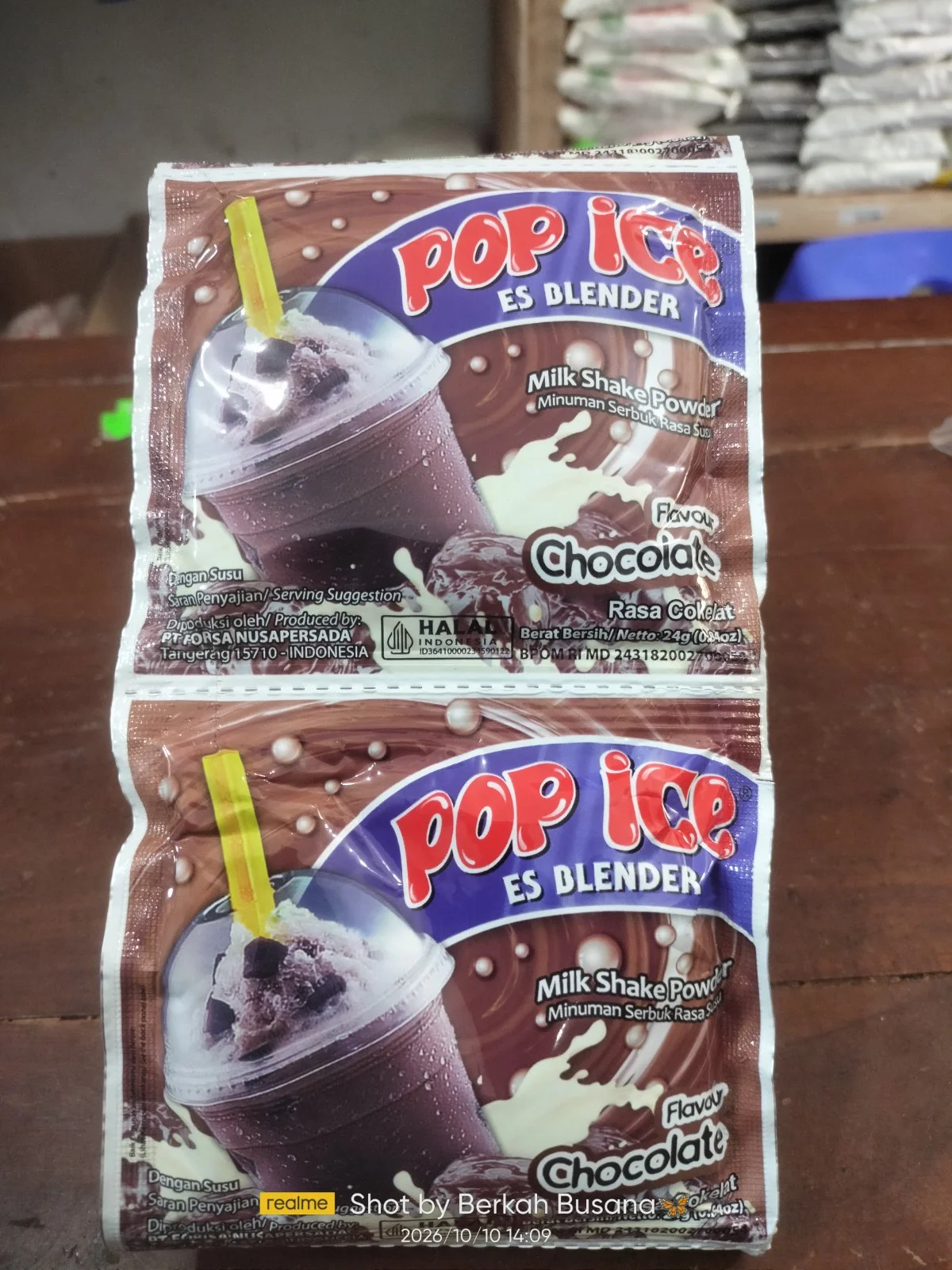 Pop ice chocolate