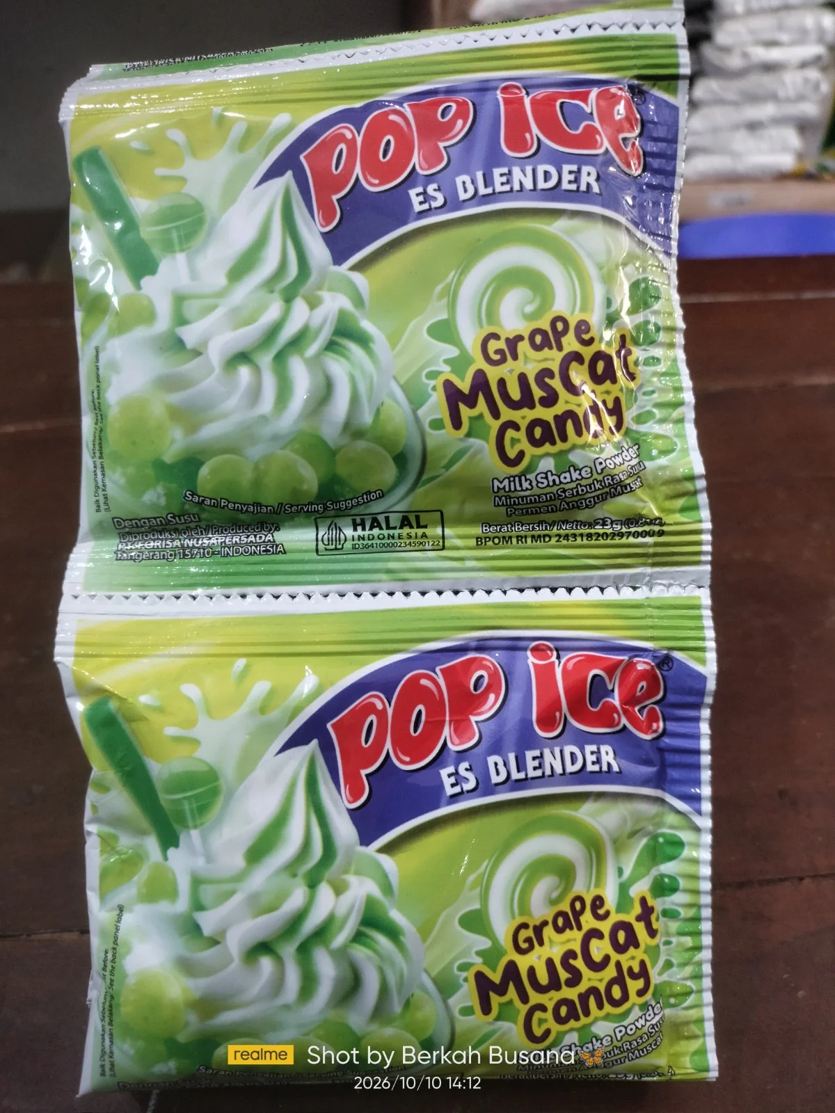 Pop ice grape muscat candy