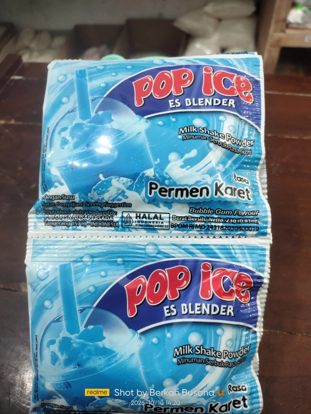 Pop ice permen karet