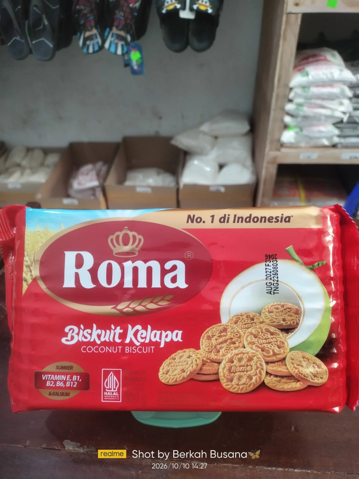 Biskuit kelapa Roma