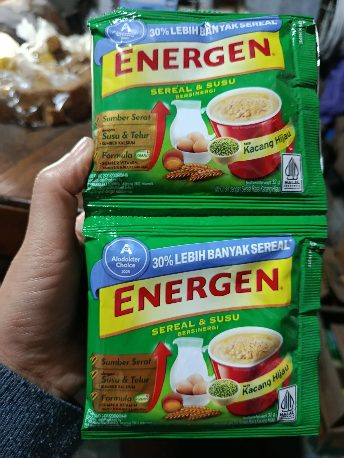 Energen kacang hijau