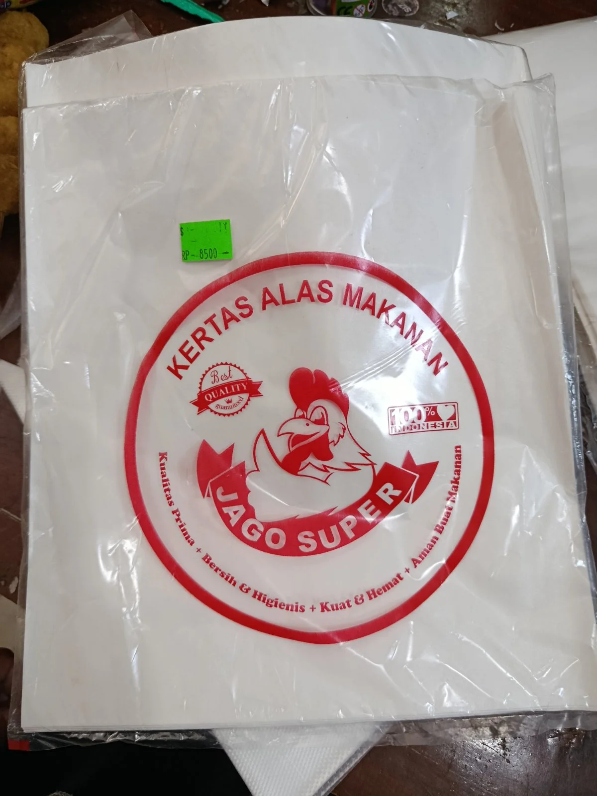 Kertas nasi KFC