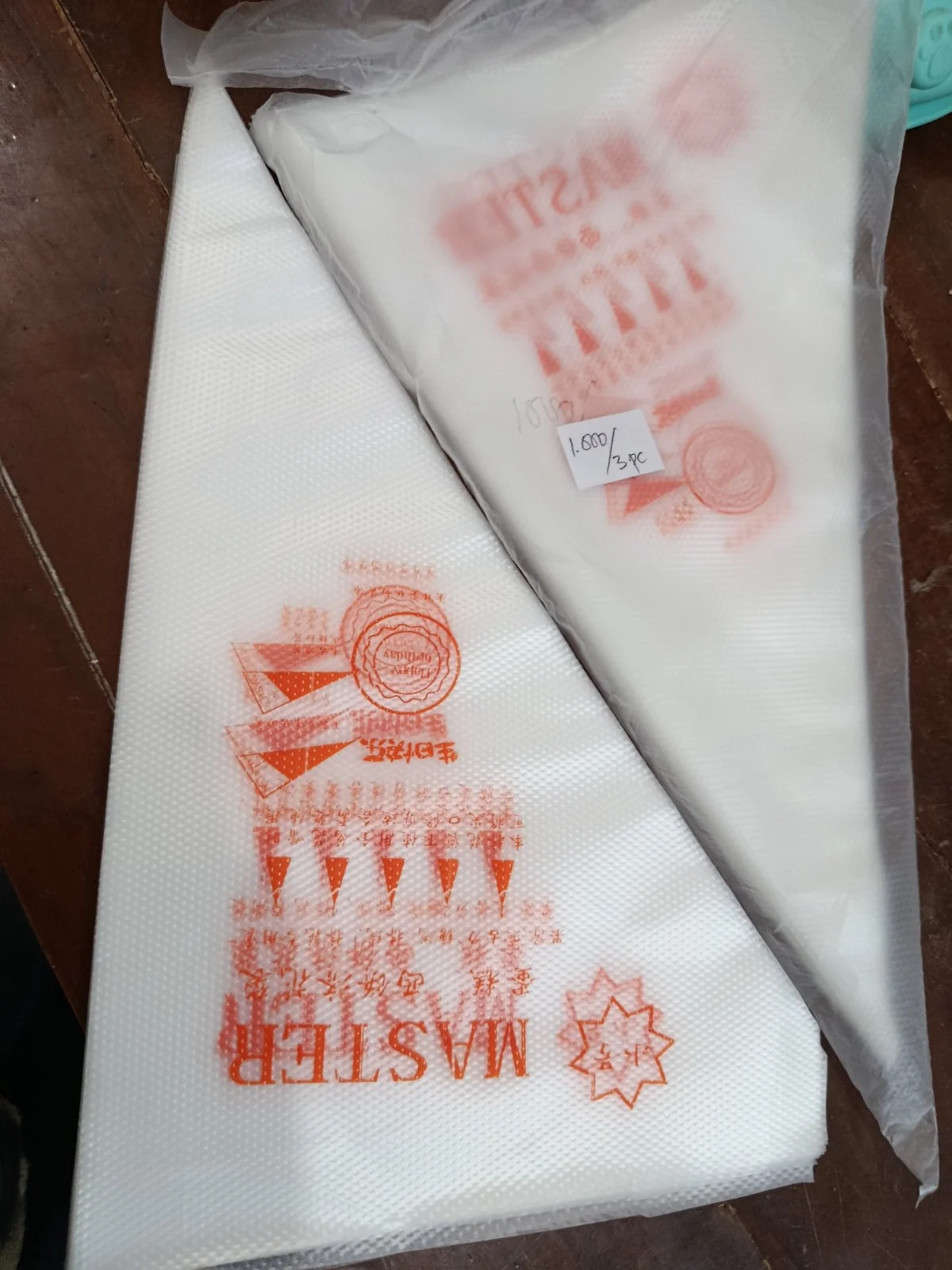 Plastik segitiga tebal/3 lembar