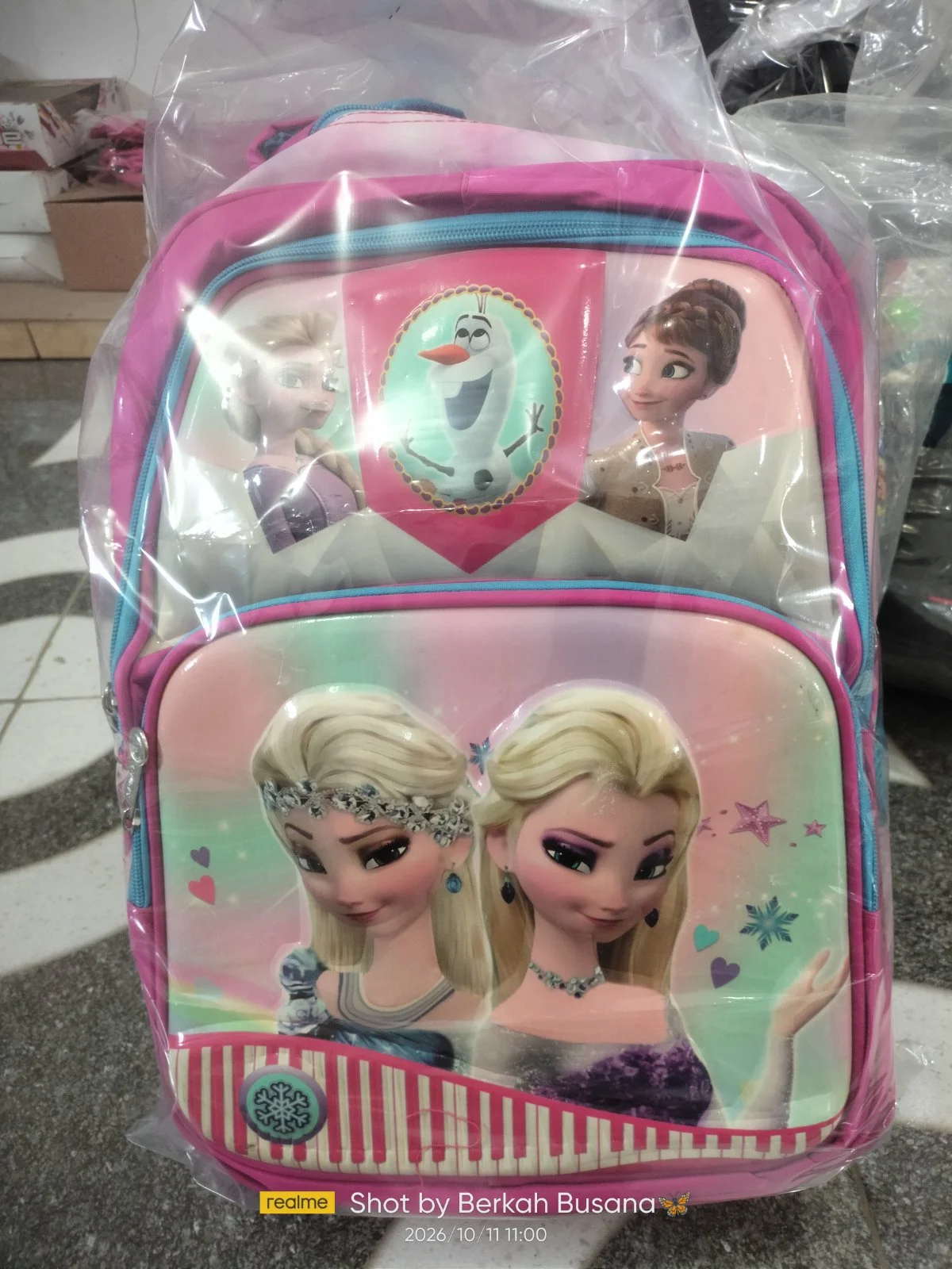 Tas anak cewek Barbie import