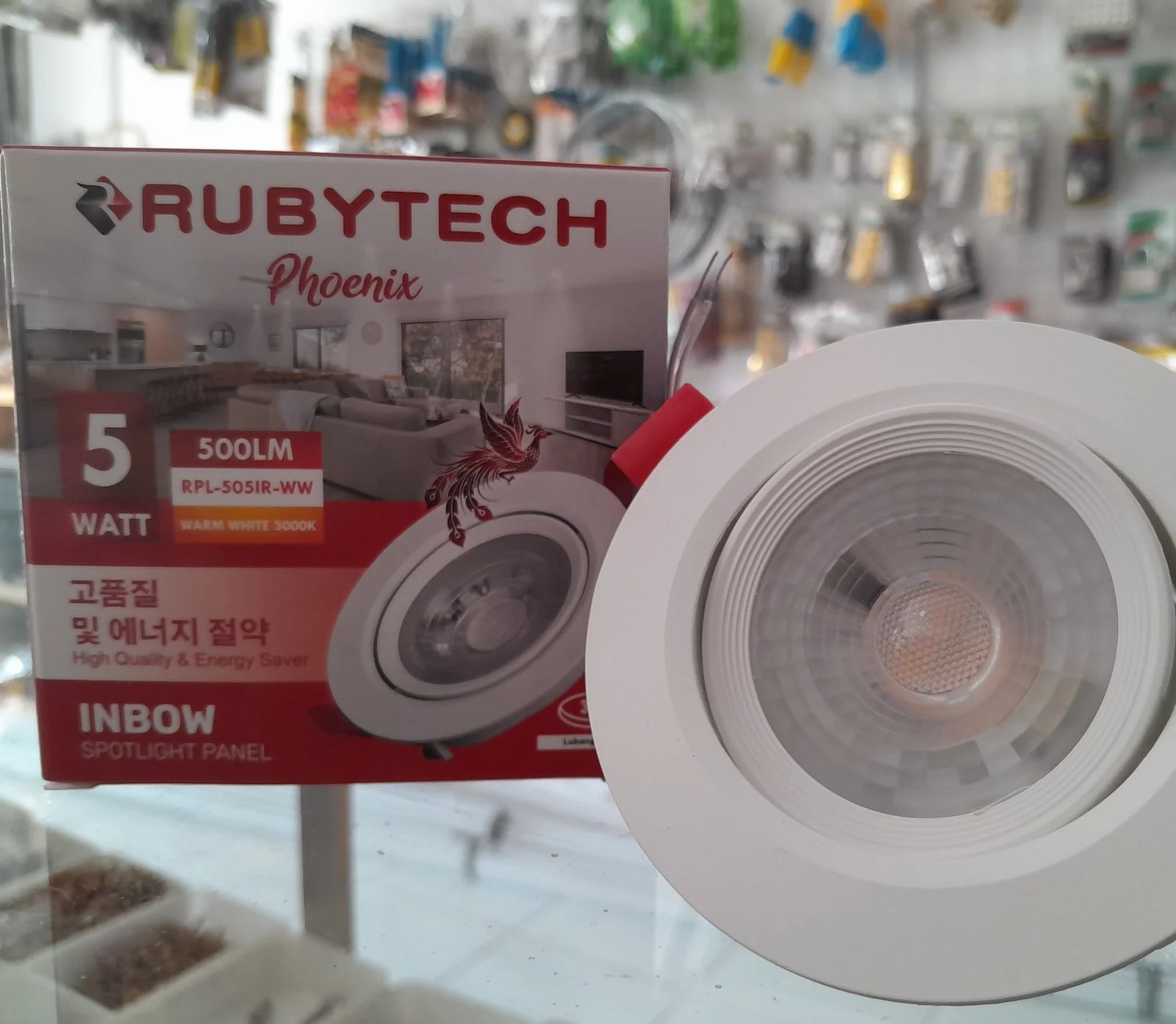 Downlight Rubytech Phoenix 5W white & warmwhite