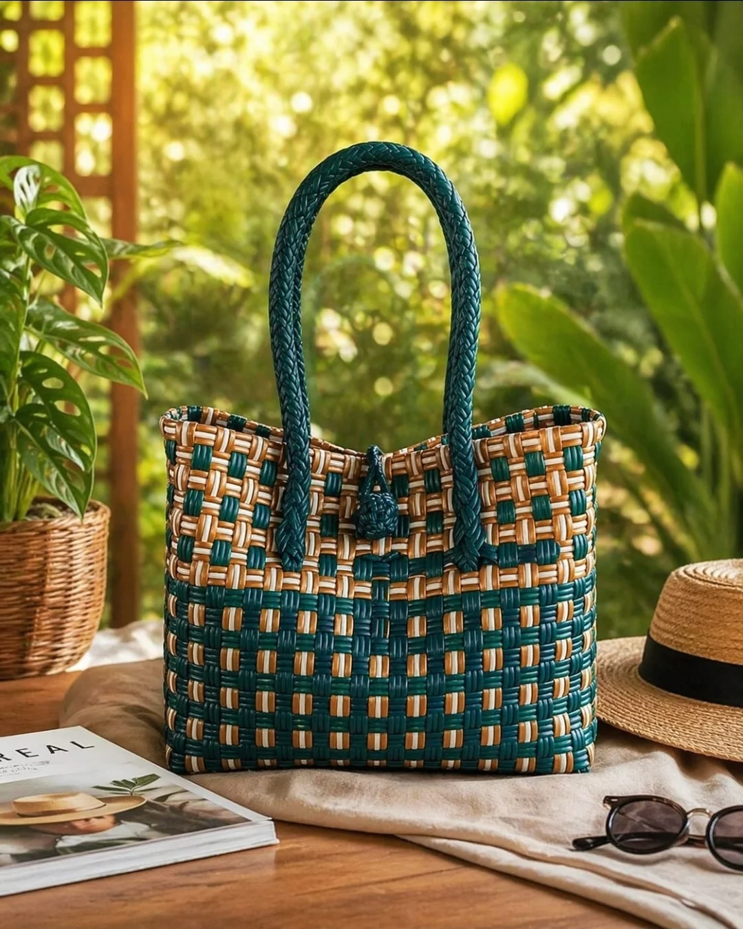 Tas anyam premium Emeralda (PO 2 hr)