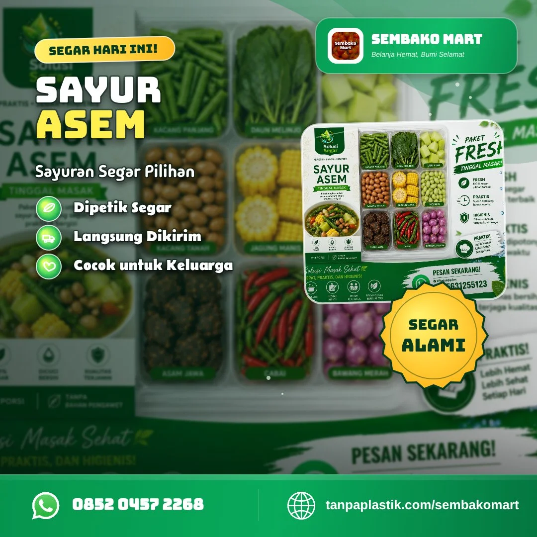 🌽 PAKET SAYUR ASEM TINGGAL MASAK!