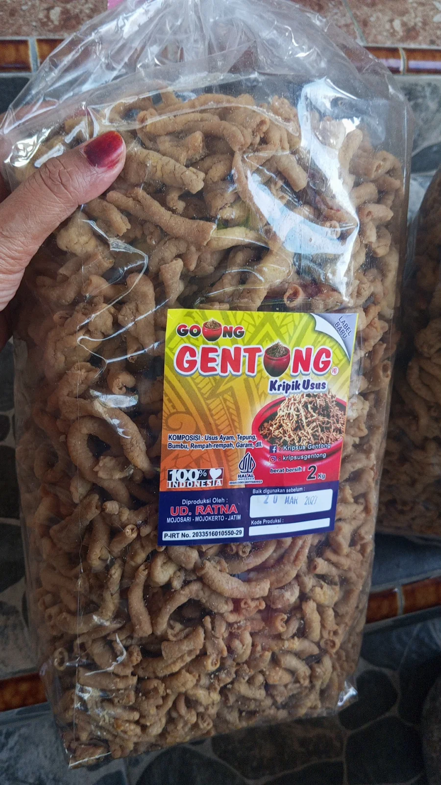 Usus Gentong 500gr
