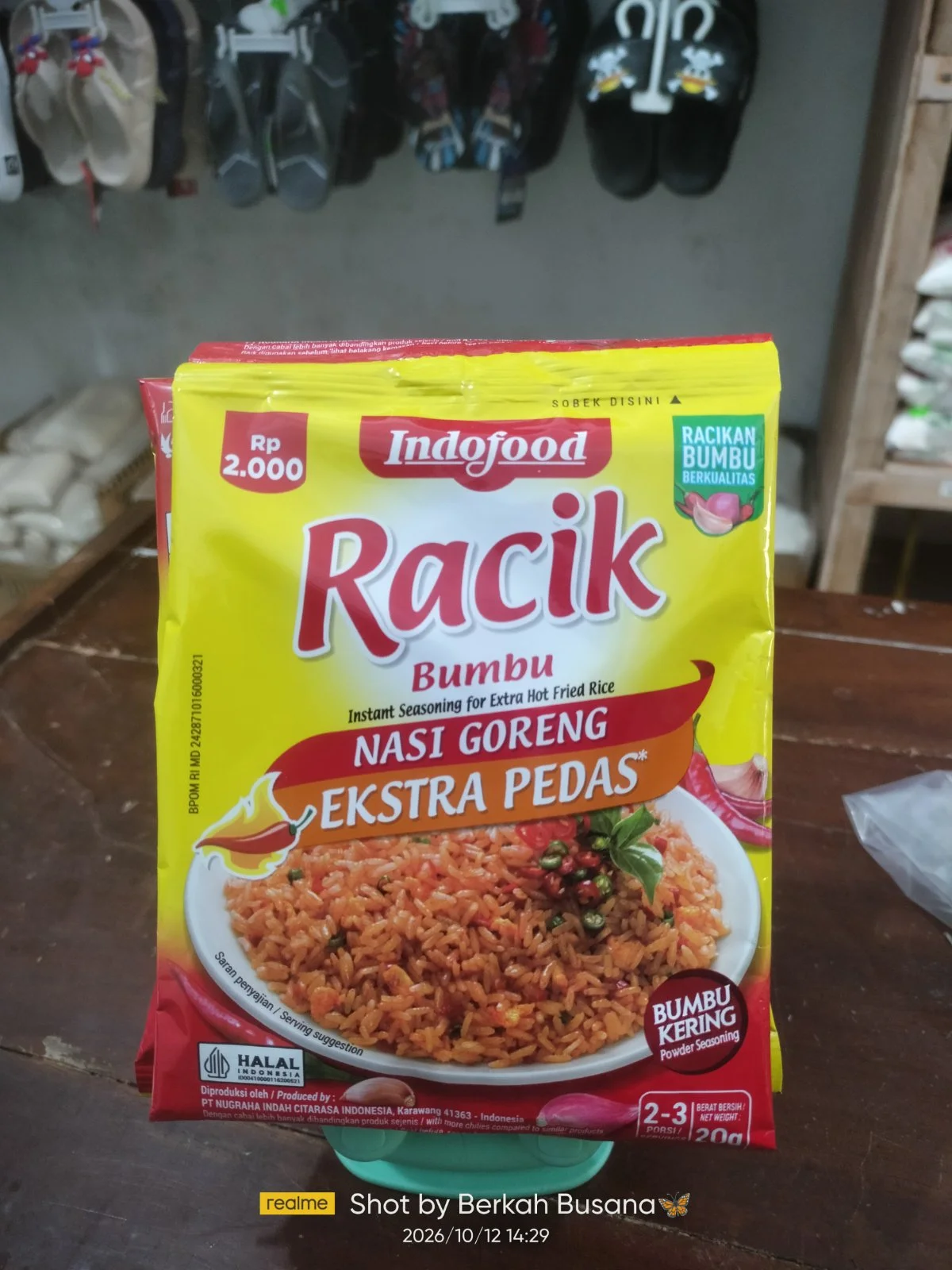 Racik nasgor extra pedas