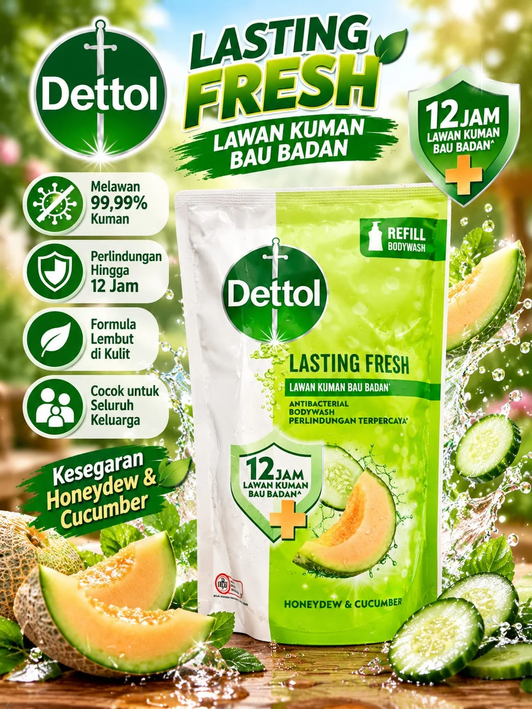 Detoll reff Lasting fresh 370gr