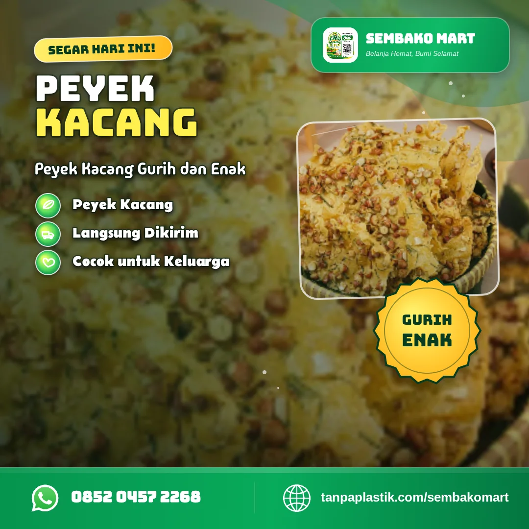 PEYEK KACANG GURIH & RENYAH! 🥜