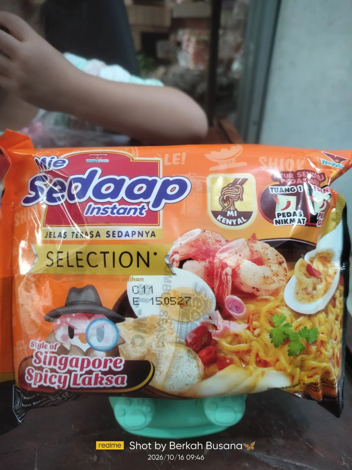 Mie sedap Singapore spicy laksa