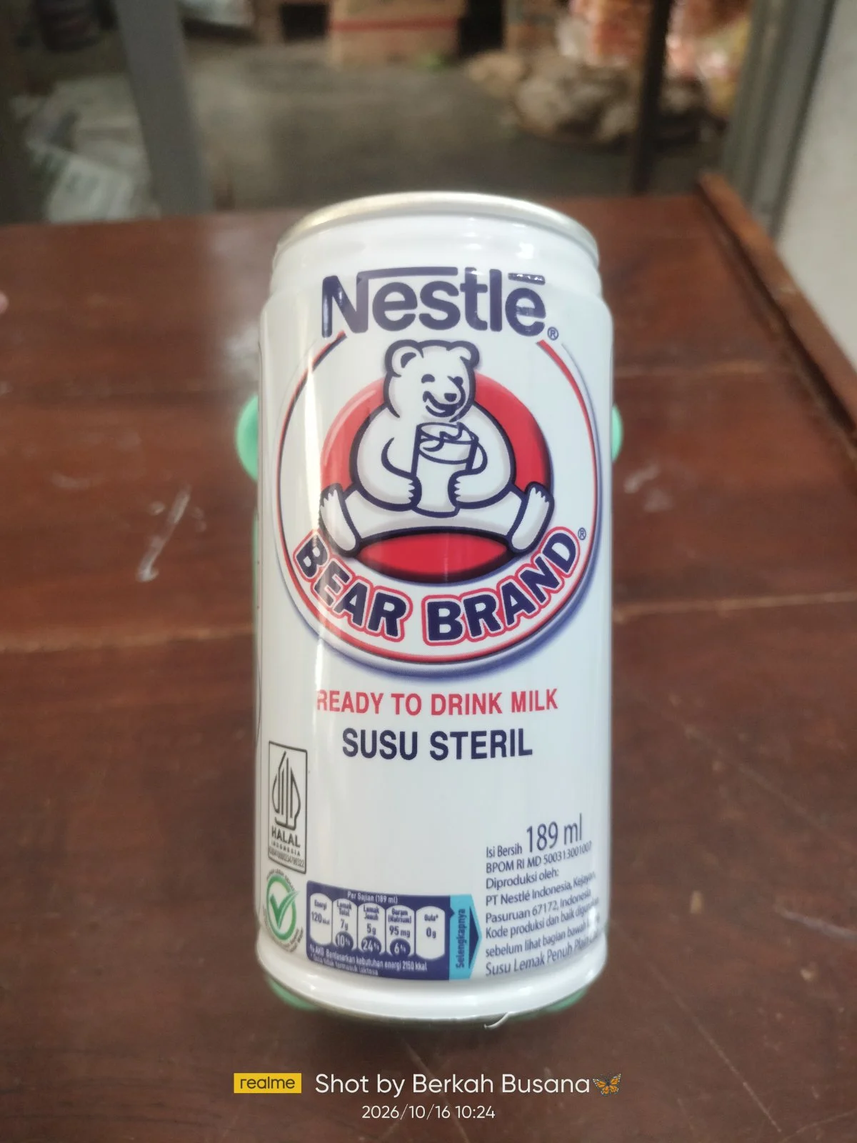 Susu steril bear brand