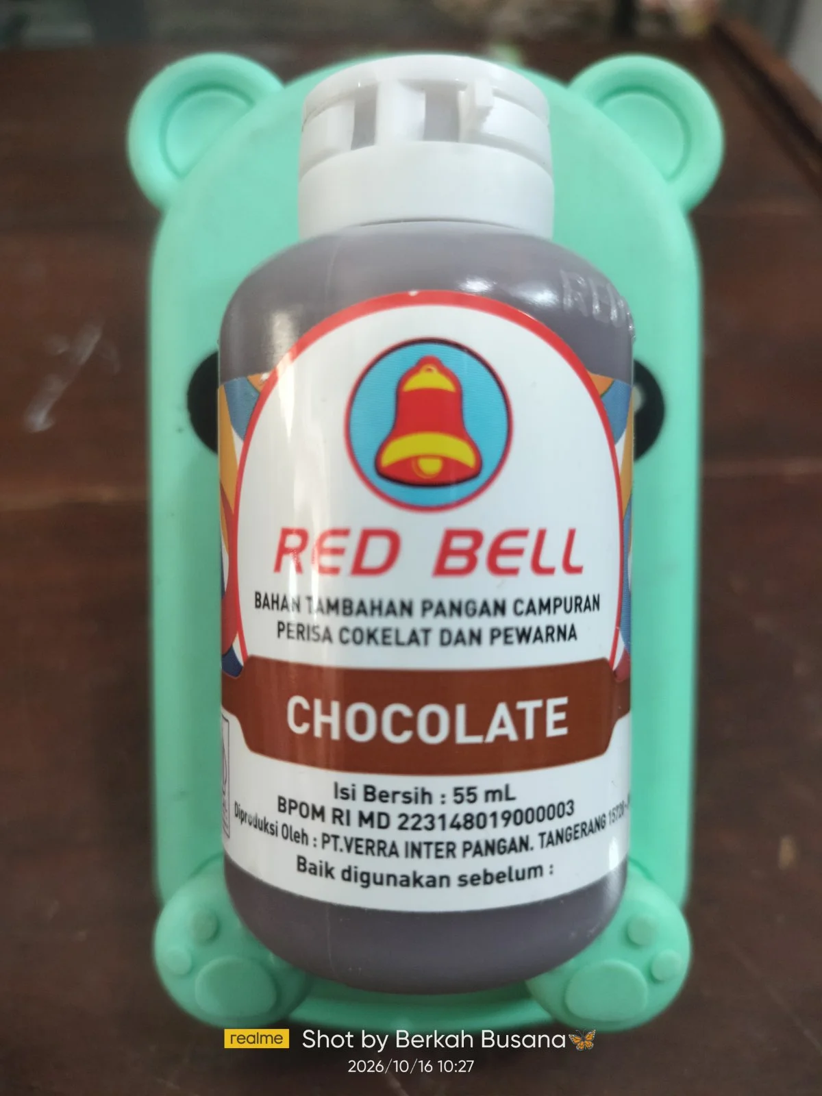 Red bell chocolate