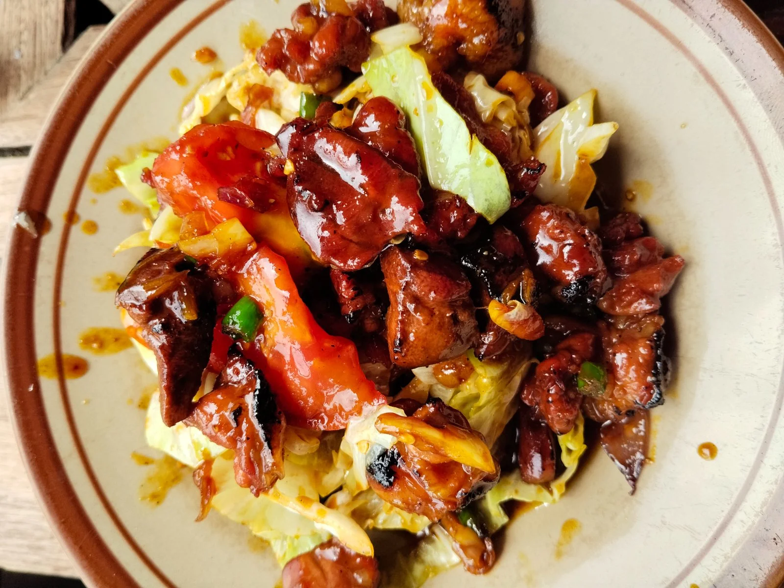 Sate goreng kambing