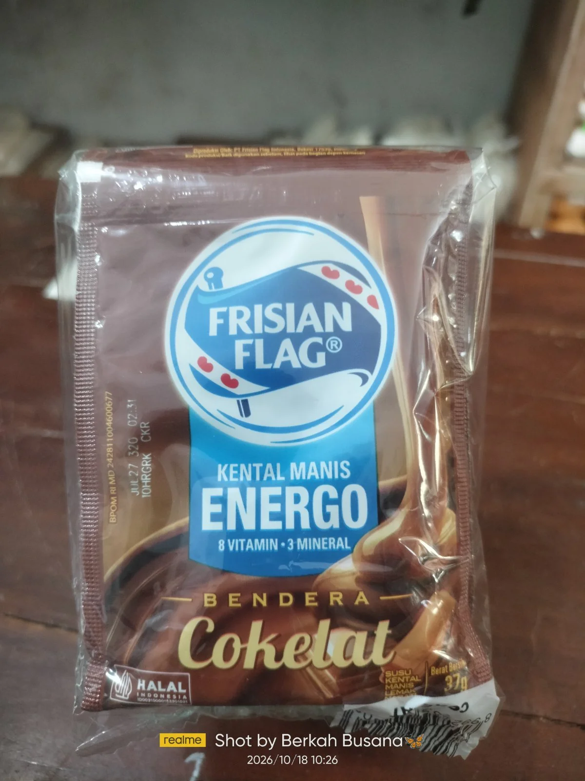 Susu Frisian flag coklat sachet