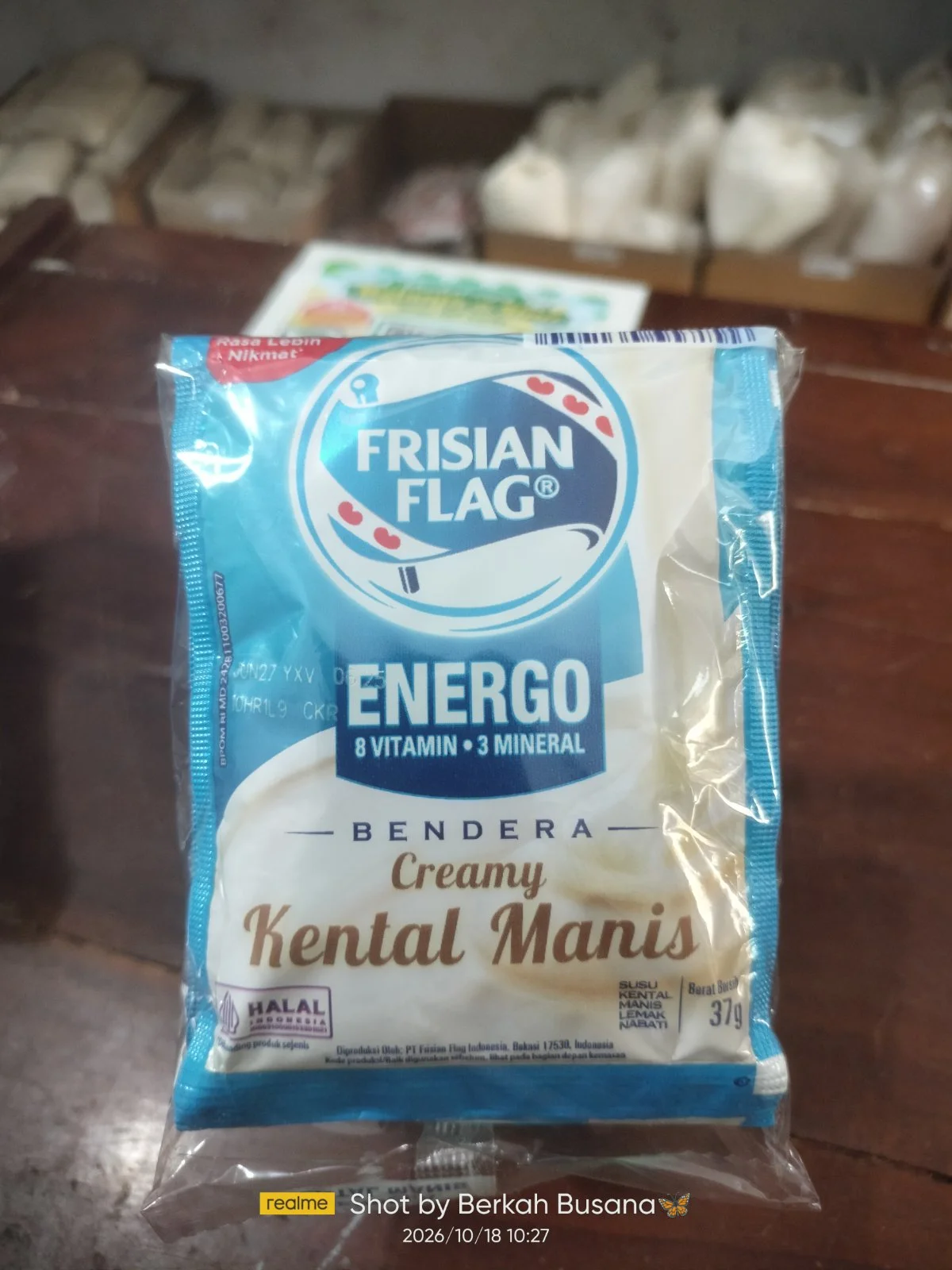 Susu Frisian flag creamy sachet