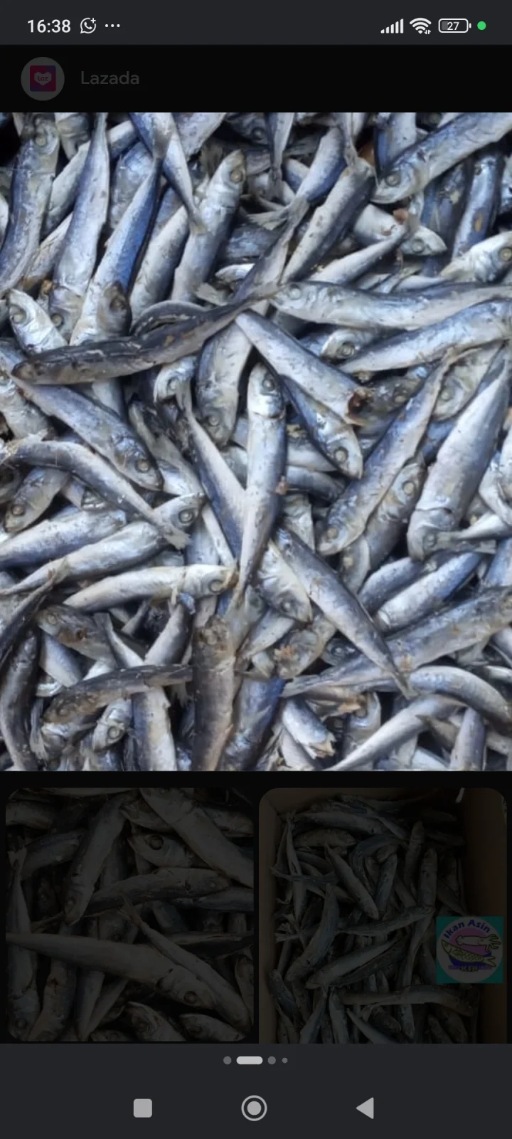 ikan gerang asin peda