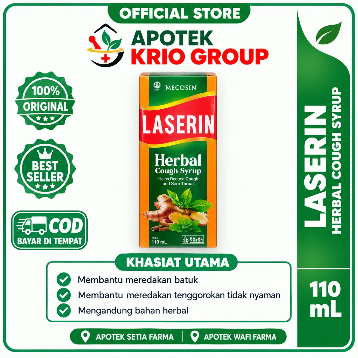 LASERIN DEWASA 110 ML
