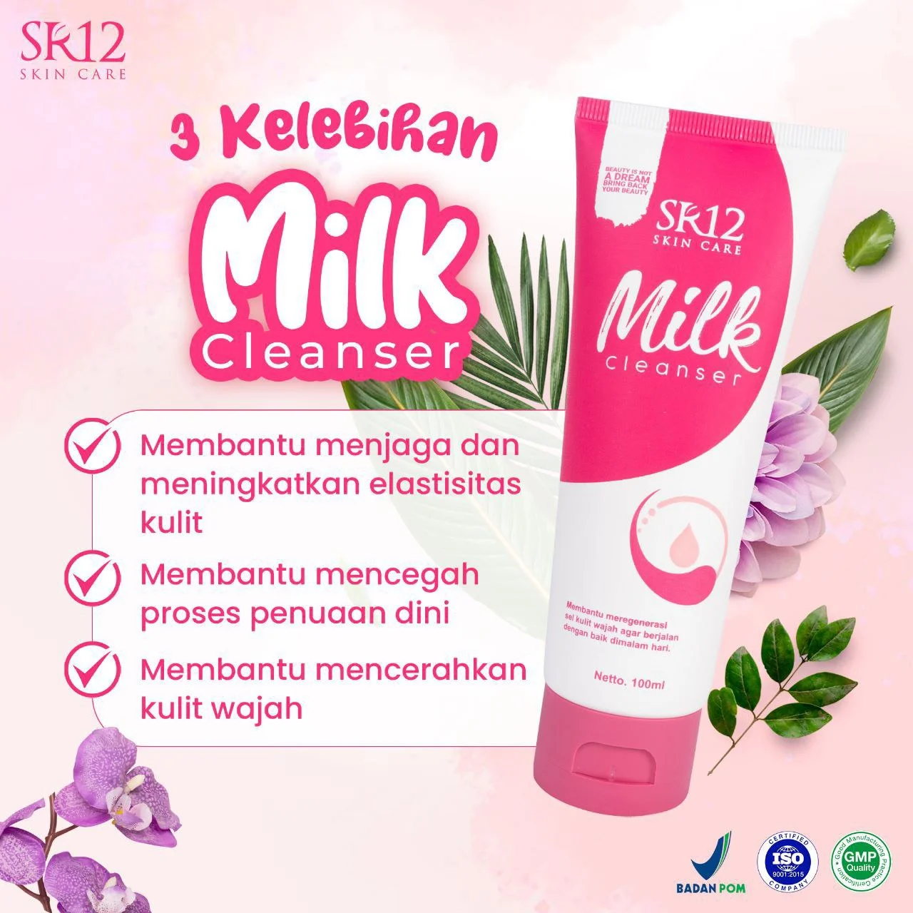 Milk Cleanser Tube 100ml SR12