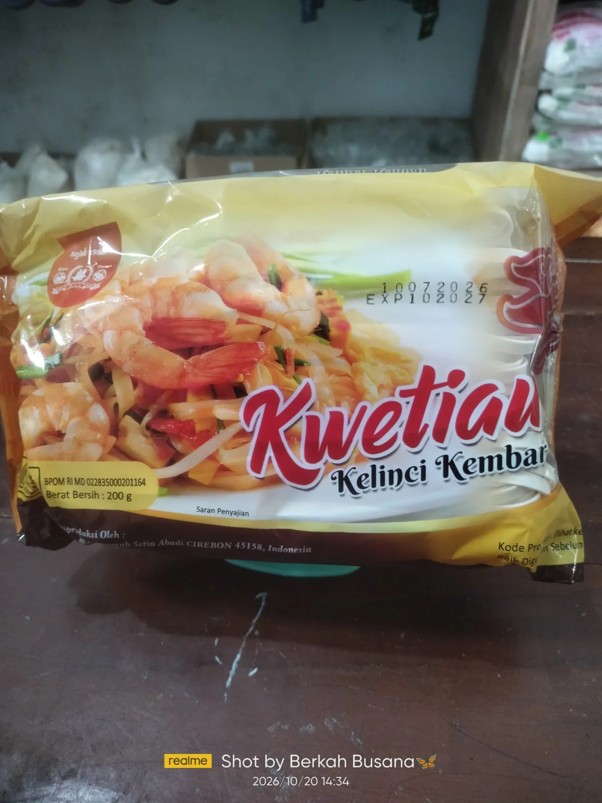 Kwetiaw kelinci kembar